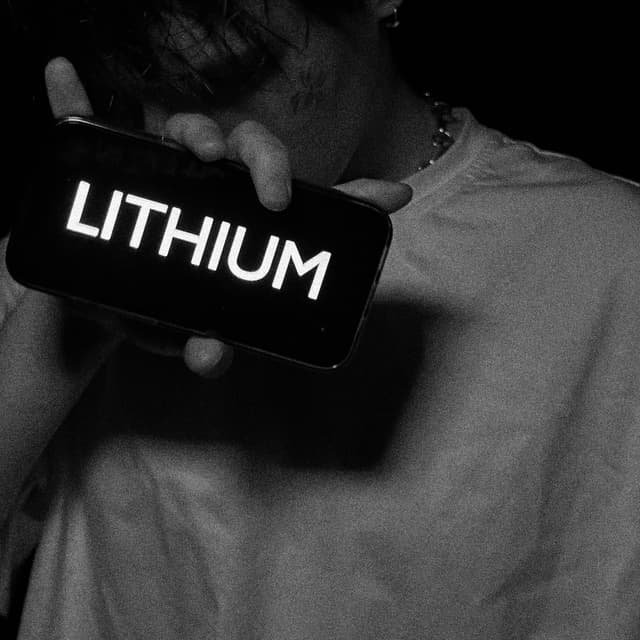 Album cover art for Lithium