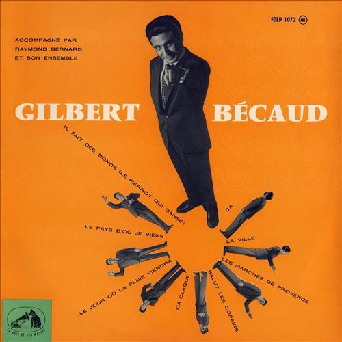 Album cover art for Gilbert Bécaud