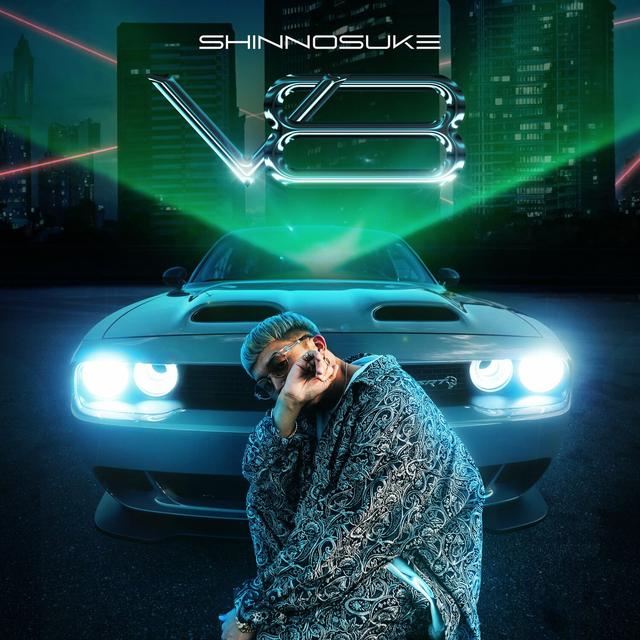 Album cover art for V8