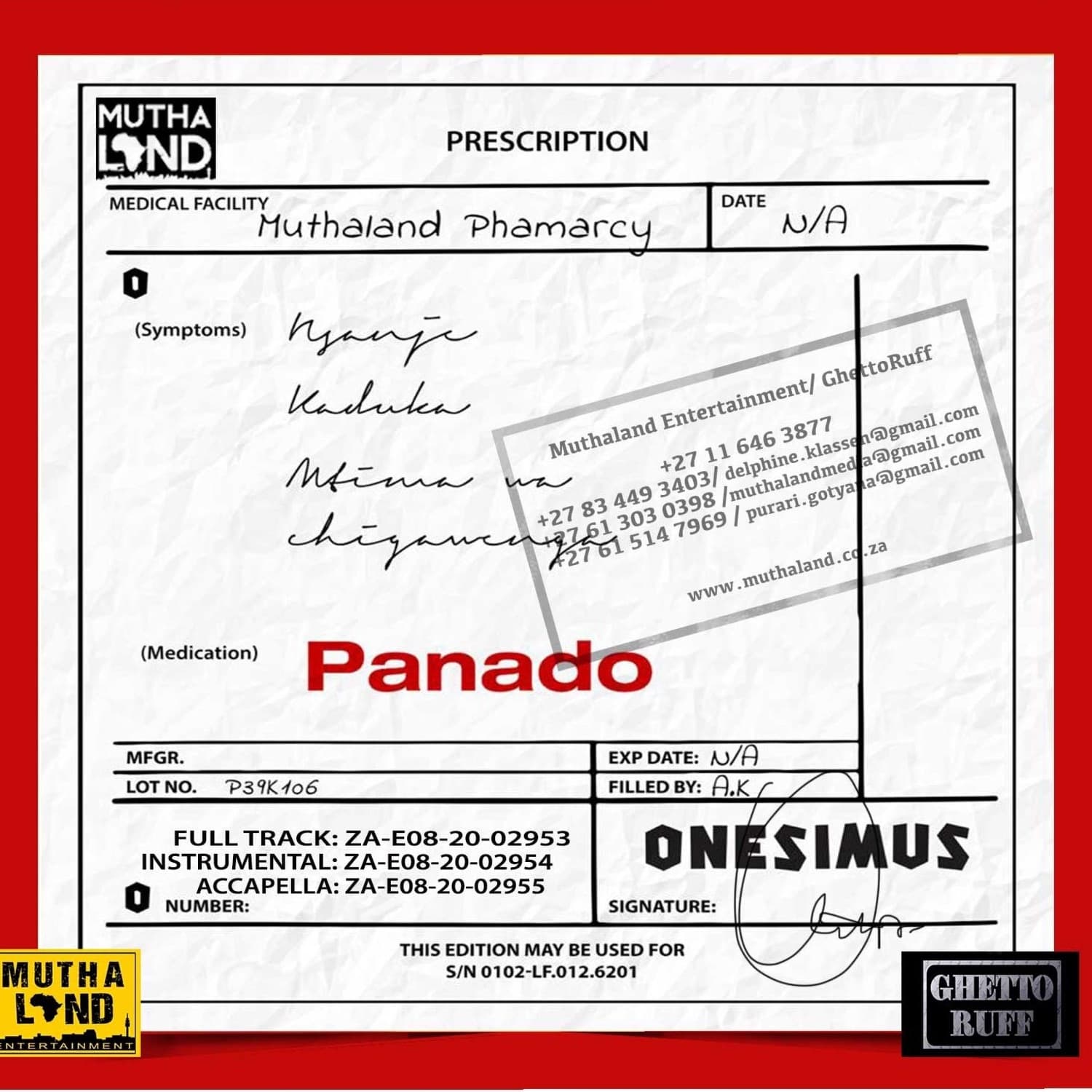 Lyric cover art