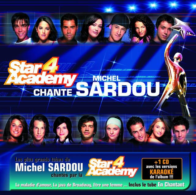 Album cover art for Star Academy 4 Chante Michel Sardou