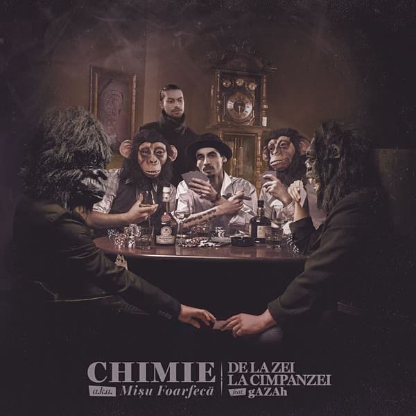 Album cover art for De la Zei la Cimpanzei