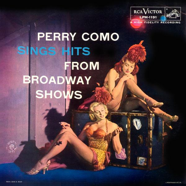 Album cover art for Perry Como Sings Hits From Broadway Shows