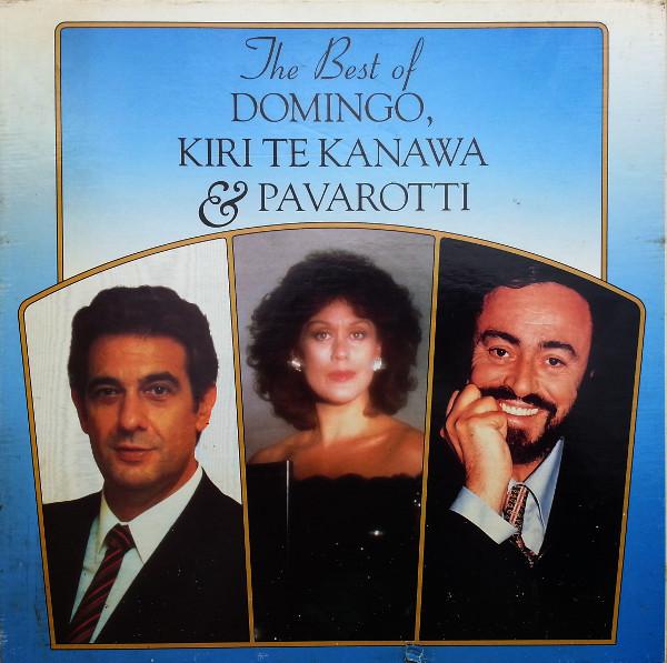 Album cover art for The Best of Domingo, Kiri Te Kanawa & Pavarotti