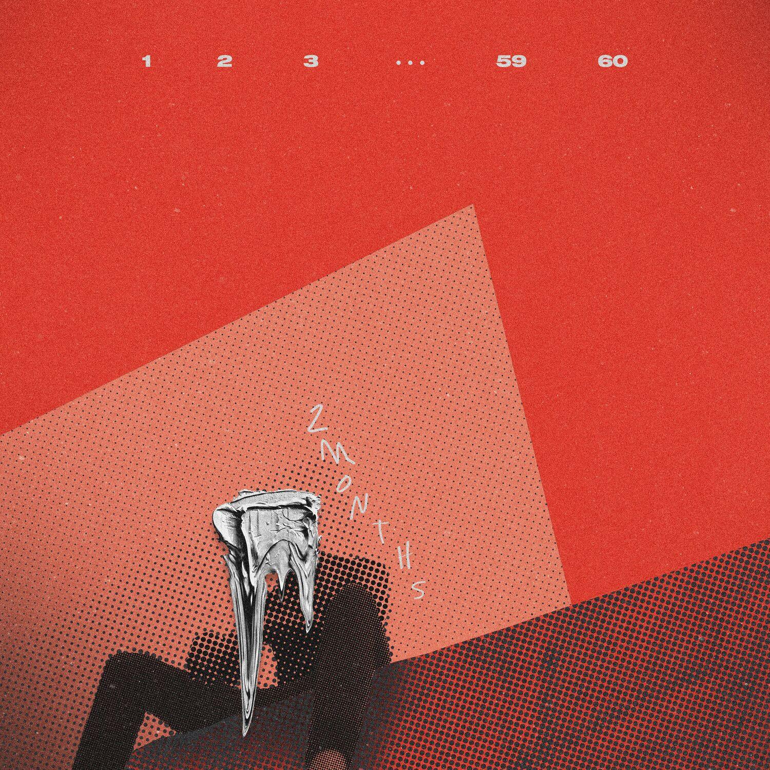 Lyric cover art as blurred background