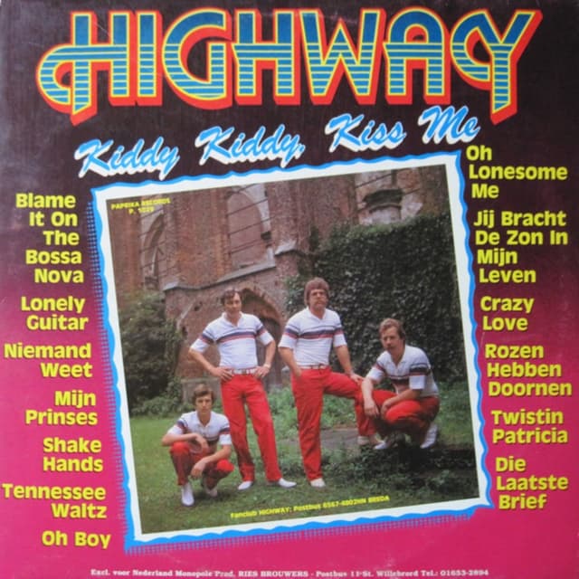 Album cover art for Kiddy Kiddy, Kiss Me