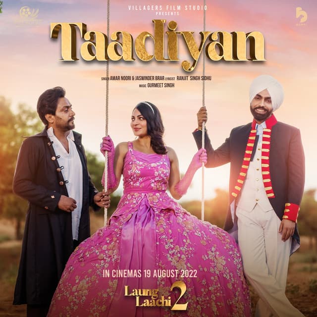 Album cover art for Taadiyan (from the movie 'Laung Laachi 2')