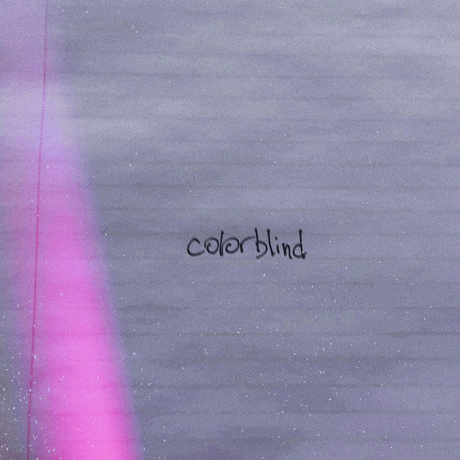 Lyric cover art as blurred background