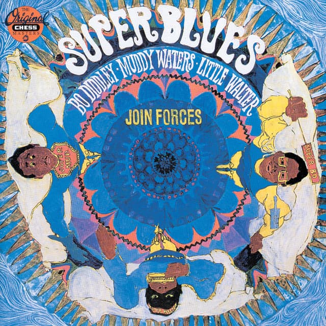 Album cover art for Super Blues