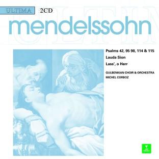 Album cover art for Mendelssohn : Psalms