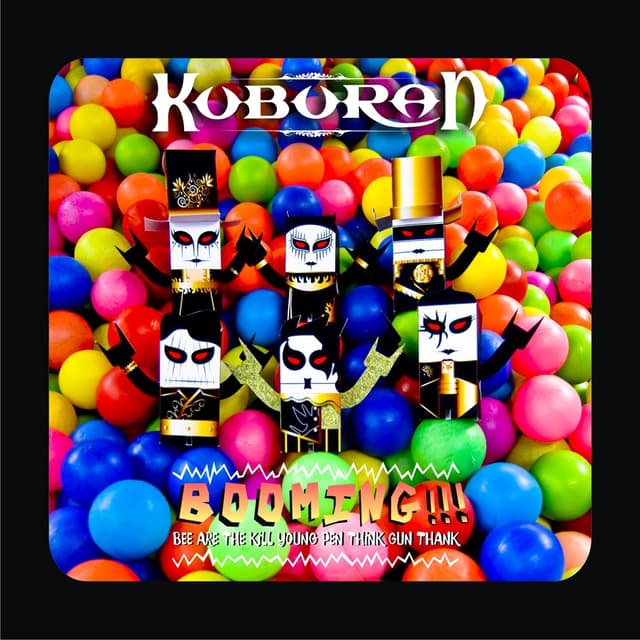 Album cover art for BOOMING !!! Bee Are The Kill Young Pen Think Gun Thank