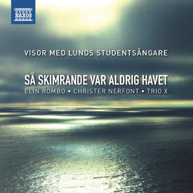 Album cover art for Så skimrande var aldrig havet - visor med Lunds Studentsångare