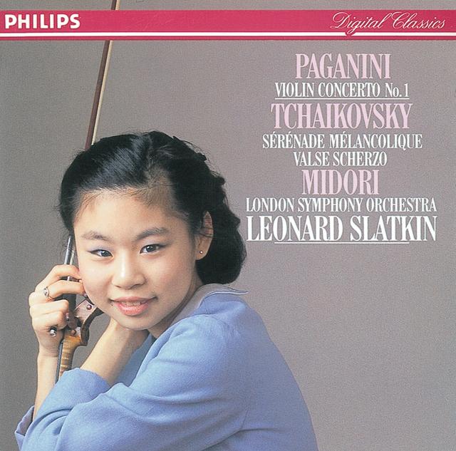 Album cover art for Paganini: Violin Concerto No.1/tchaikovsky: Sérénade Mélancolique; Valse-Scherzo