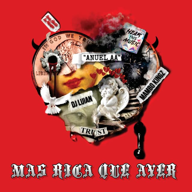Album cover art for Mas Rica Que Ayer