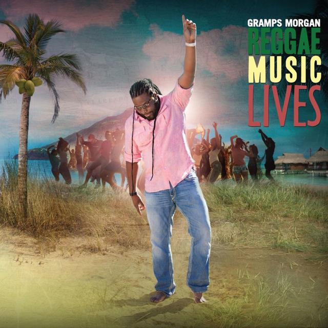 Album cover art for Reggae Music Lives