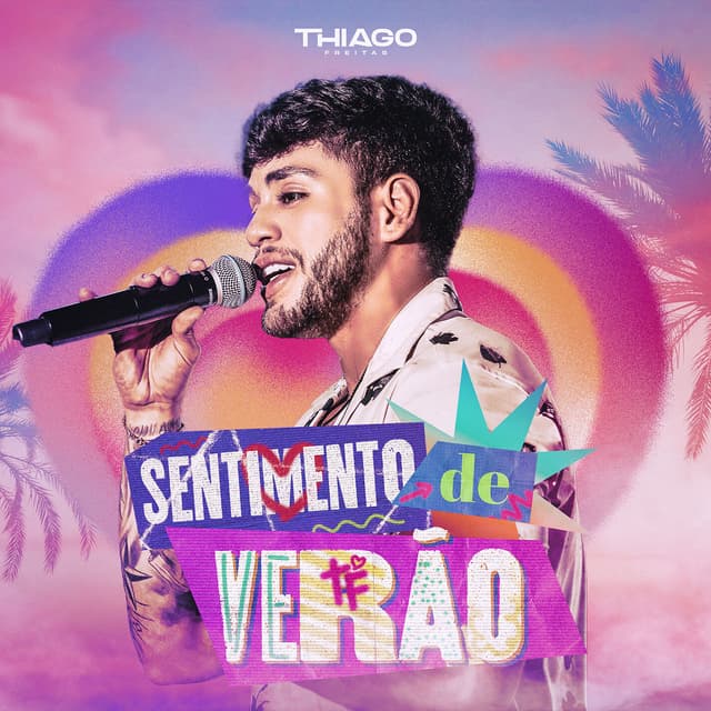 Album cover art for Sentimento de Verão