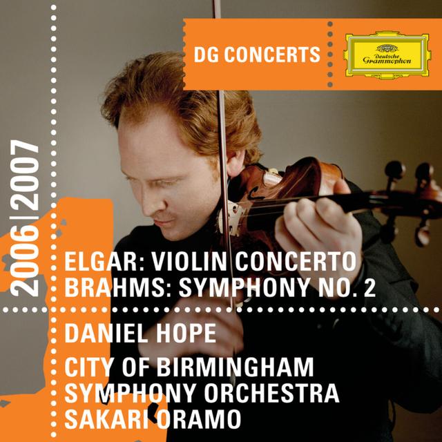 Album cover art for Elgar: Violin Concerto in B Minor - Brahms: Symphony No. 2 - Wagner: Overture Tannhauser