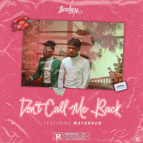 Album cover art for Don't Call Me Back