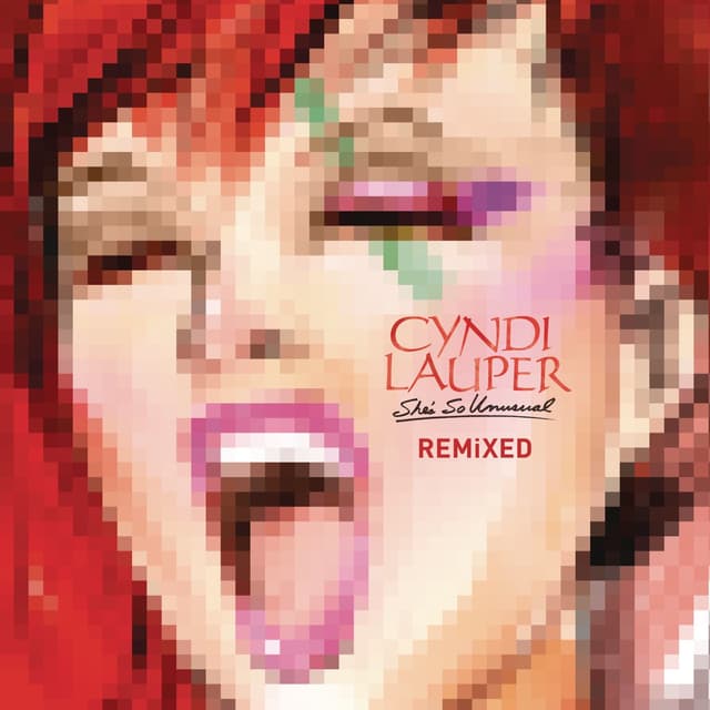 Album cover art for She's So Unusual: Remixed