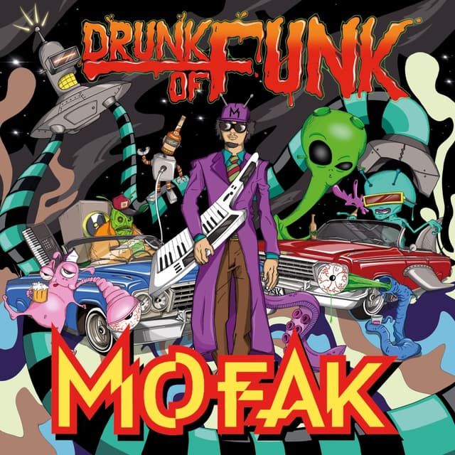 Album cover art for Drunk of Funk