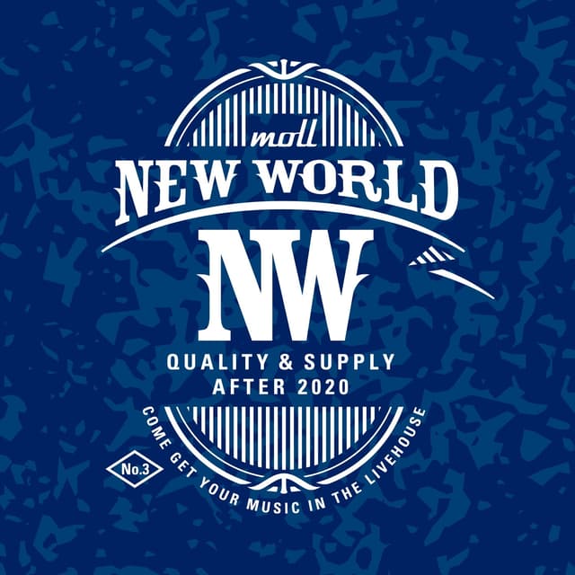 Album cover art for NEW WORLD