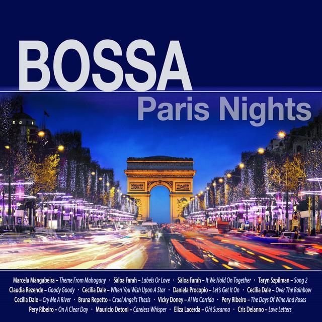 Album cover art for Bossa Paris Nights