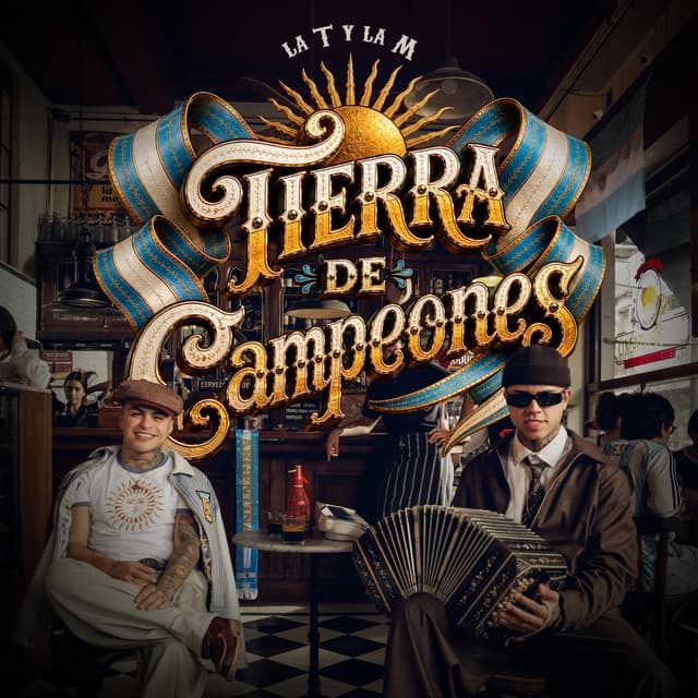 Album cover art for Tierra de Campeones
