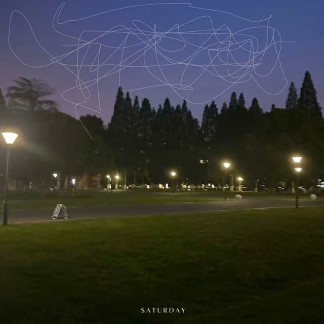 Album cover art for Saturday.