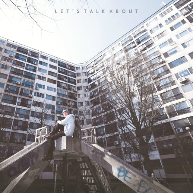 Album cover art for Let's Talk About