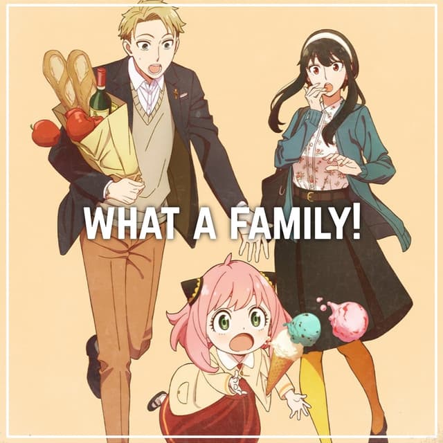 Album cover art for What a Family!