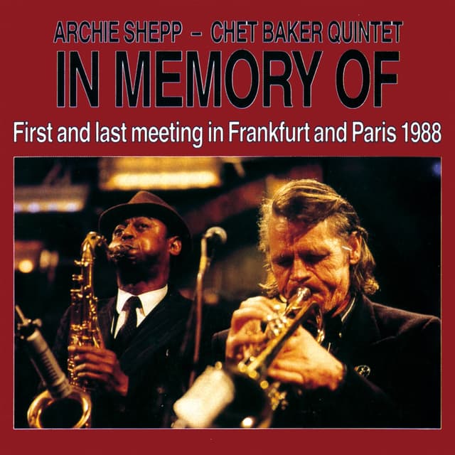 Album cover art for In Memory Of