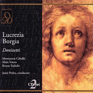 Album cover art for Donizetti : Lucrezia Borgia