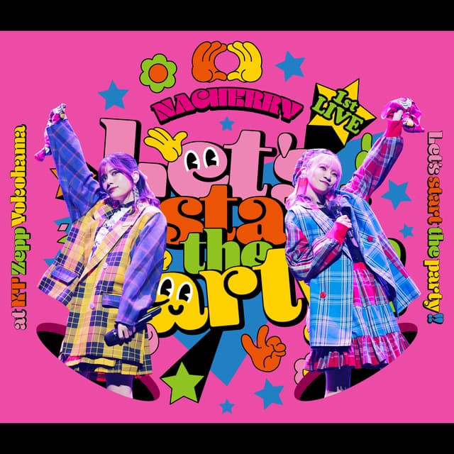 Album cover art for 1st Live Album "Let's start the party!!" at KT Zepp Yokohama