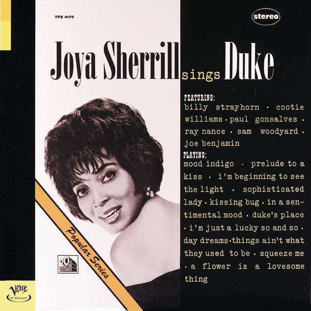 Album cover art for Joya Sherrill Sings Duke
