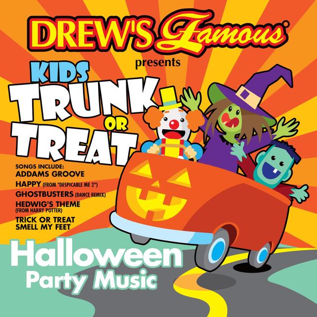 Album cover art for Kids Trunk Or Treat Halloween Party Music