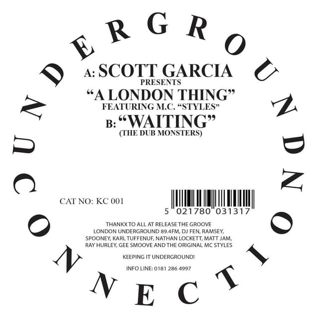 Album cover art for A London Thing