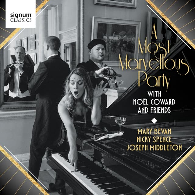 Album cover art for A Most Marvellous Party: Noel Coward and Friends