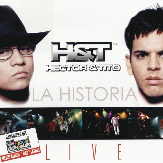 Album cover art for La Historia Live