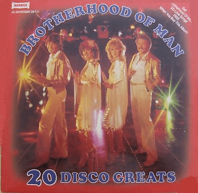 Album cover art for 20 Disco Greats