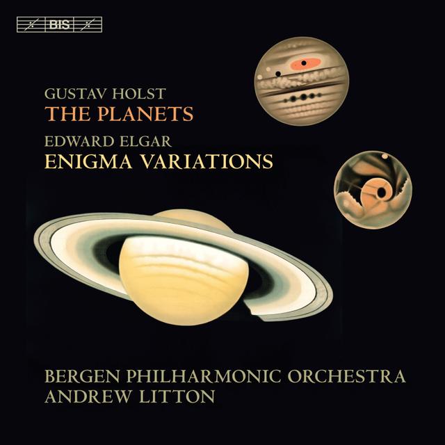 Album cover art for Holst: The Planets, Op. 32 - Elgar: Enigma Variations, Op. 36