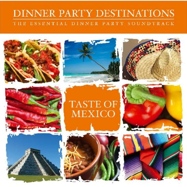 Album cover art for Bar De Lune Presents Dinner Party Destination Mexico - Digital Version