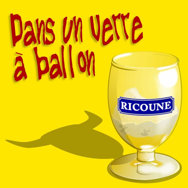 Album cover art for Dans un verre à ballon