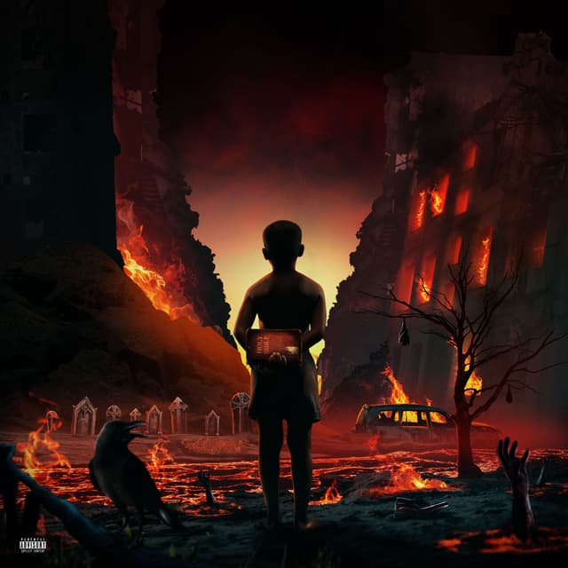 Album cover art for Born in Hell
