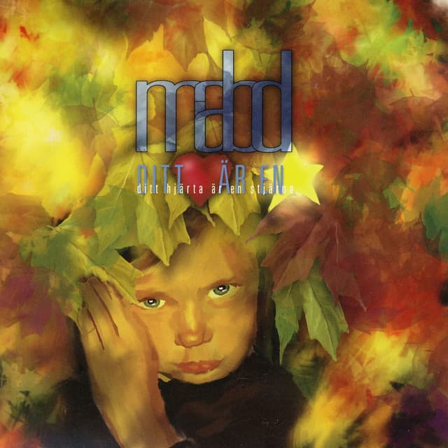 Album cover art for Ditt hjärta är en stjärna