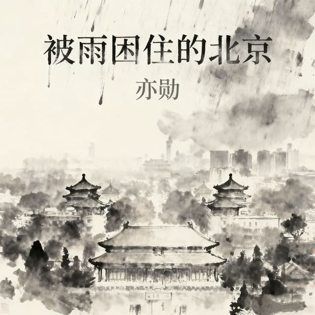 Album cover art for 被雨困住的北京