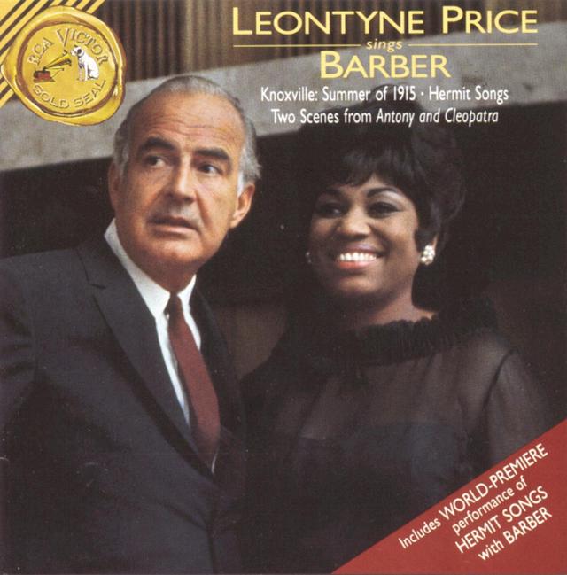 Album cover art for Leontyne Price Sings Barber