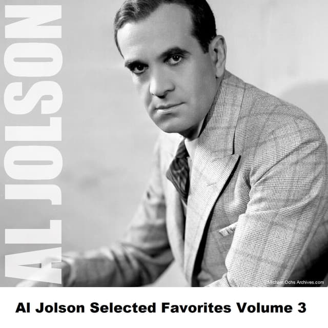 Album cover art for Al Jolson Selected Favorites Volume 3