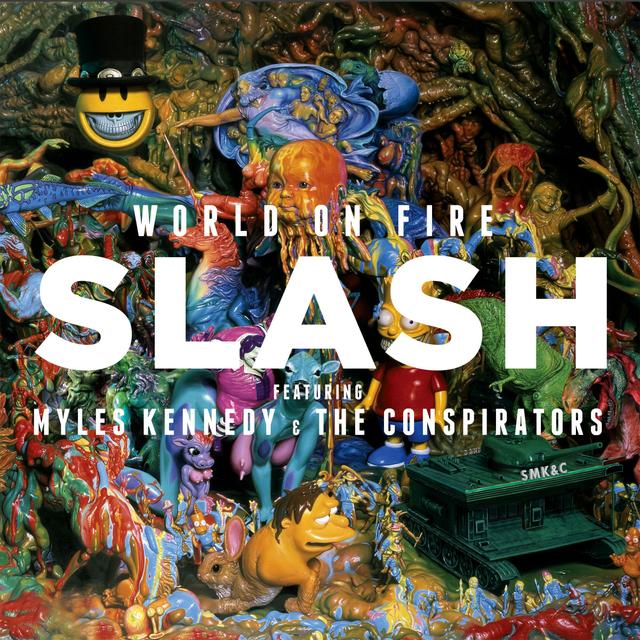 Album cover art for World on Fire