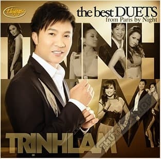 Album cover art for The best duets from Paris By Night