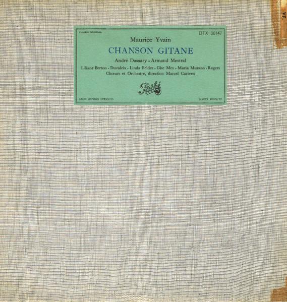 Album cover art for Yvain: Chanson Gitane